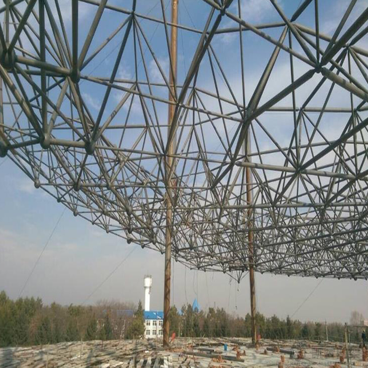 瓦房店球形网架钢结构施工方案